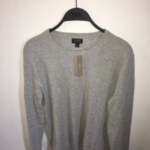 Women’s j crew 100% cashmere sweater sz sgrey